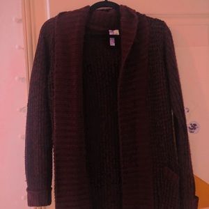 FRANCESCAS BURGUNDY CARDIGAN